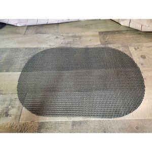 Black Non slip table shelf placemat decor